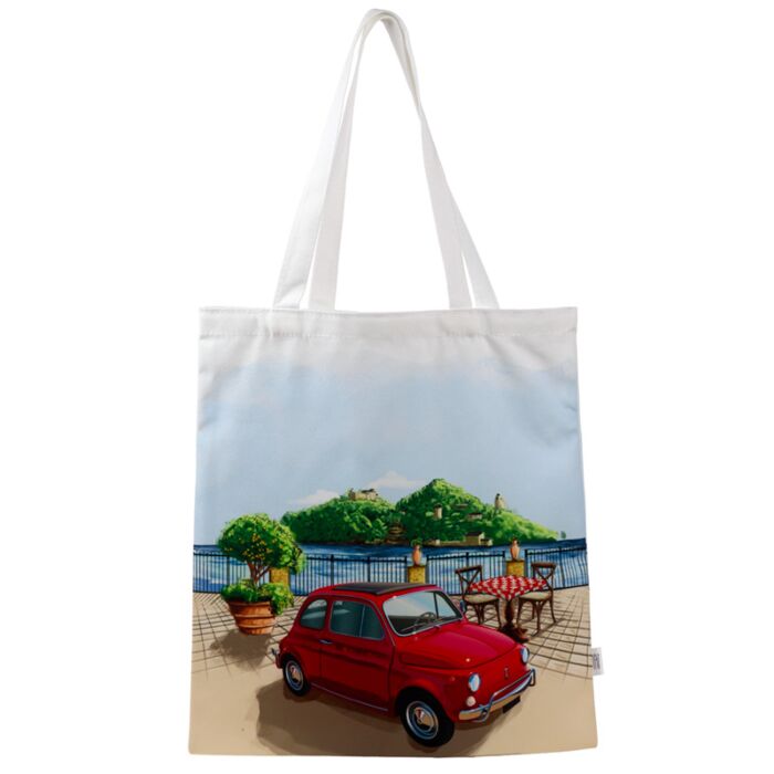 Fiat 500 Riviera Schouder Boodschappentas