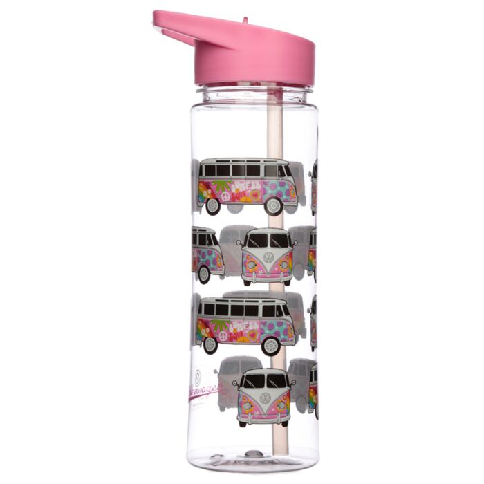 Volkswagen Busje VW T1 Summer Ecozen Waterfles 550ml Flip Straw