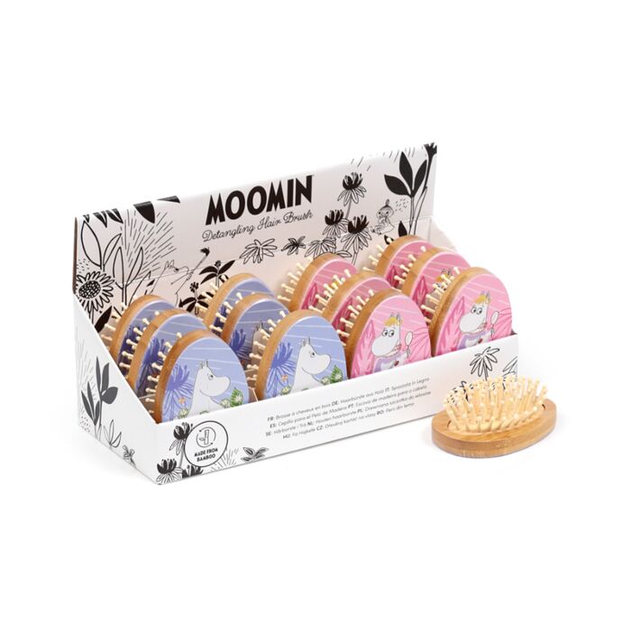 Moomin Tammi Shaped Bamboe Haarborstel