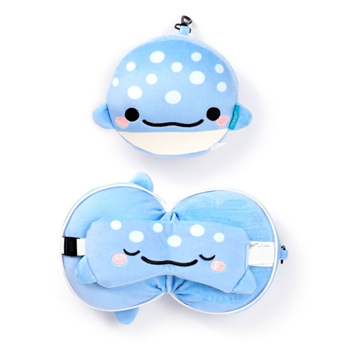 Relaxeazzz Adoramals Aoi de Walvishaai Rond Reiskussen & Slaapmasker