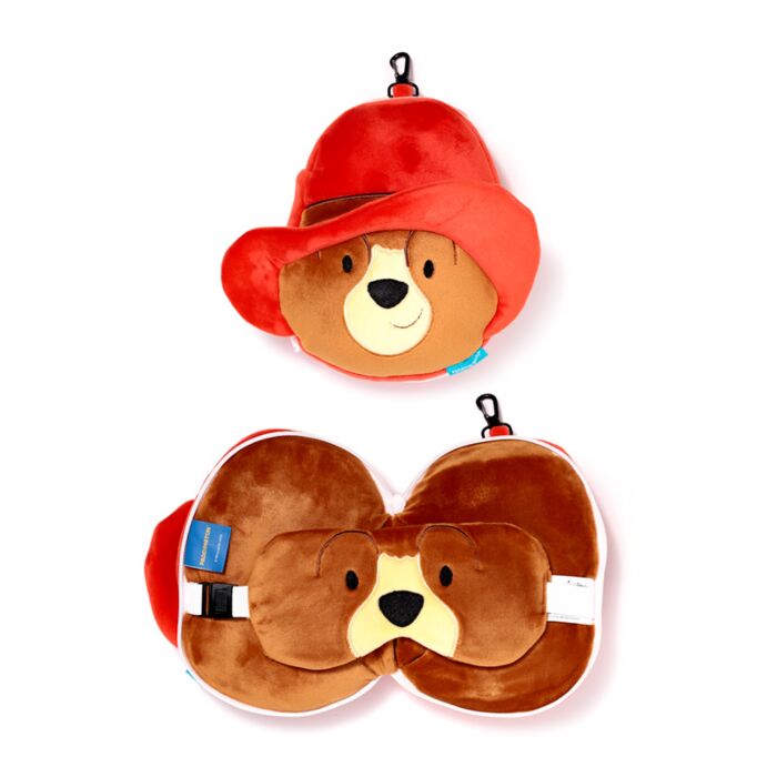 Relaxeazzz Paddington Bear Reiskussen & Slaapmasker