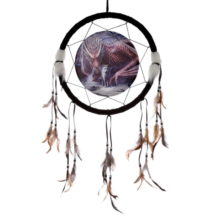 Lisa Parkerer Alliance Draak & Wolf Dromenvanger 33cm
