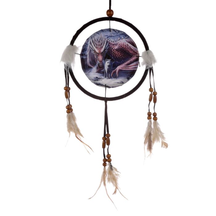 Lisa Parkerer Alliance Draak & Wolf Dromenvanger 16cm