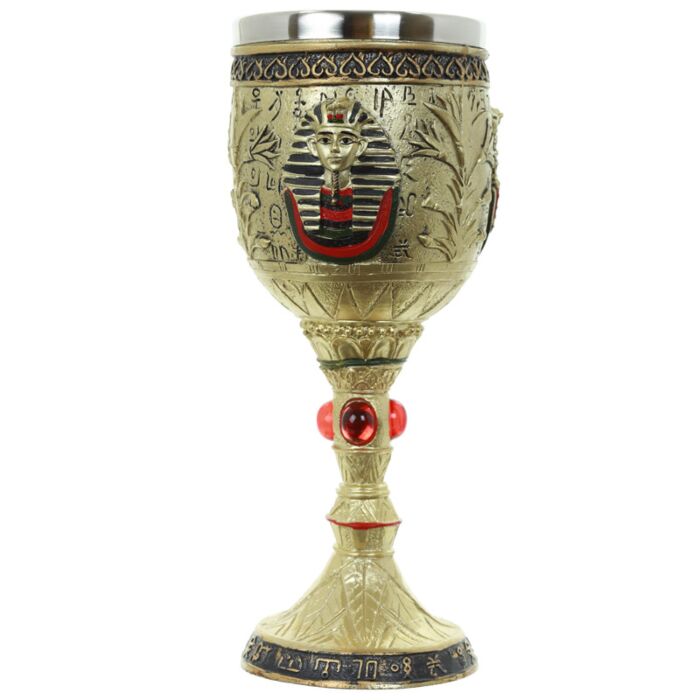 Decoratieve Gouden Egyptische Kelk