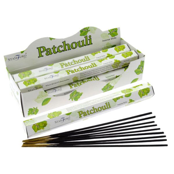37103 Patchouli - Stamford Premium Hex Wierook Stokjes