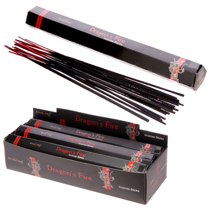 37128 Dragons Fire - Stamford Black Wierook Stokjes