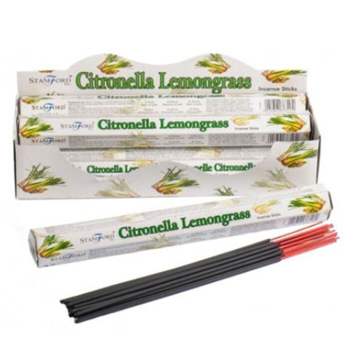 37316 Citronella & Citroen - Stamford Premium Hex Wierook Stokjes