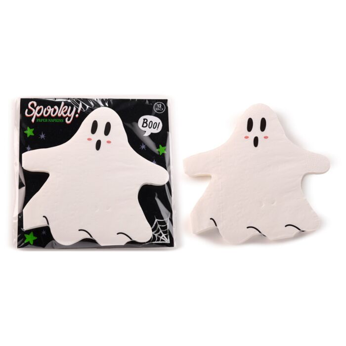 Halloween Spook Pak van 12 3-laags papieren feestservetten