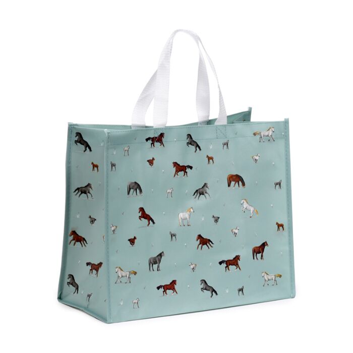 Wilgen Boerderij Paarden Duurzame Shopper Tas