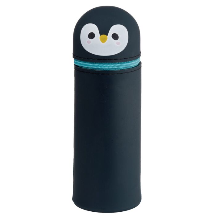 Adoramals Pinguïn Siliconen Staand Potloodetui