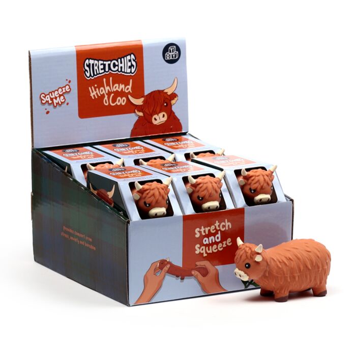 Stretch Speelgoed Highland Coo Koe