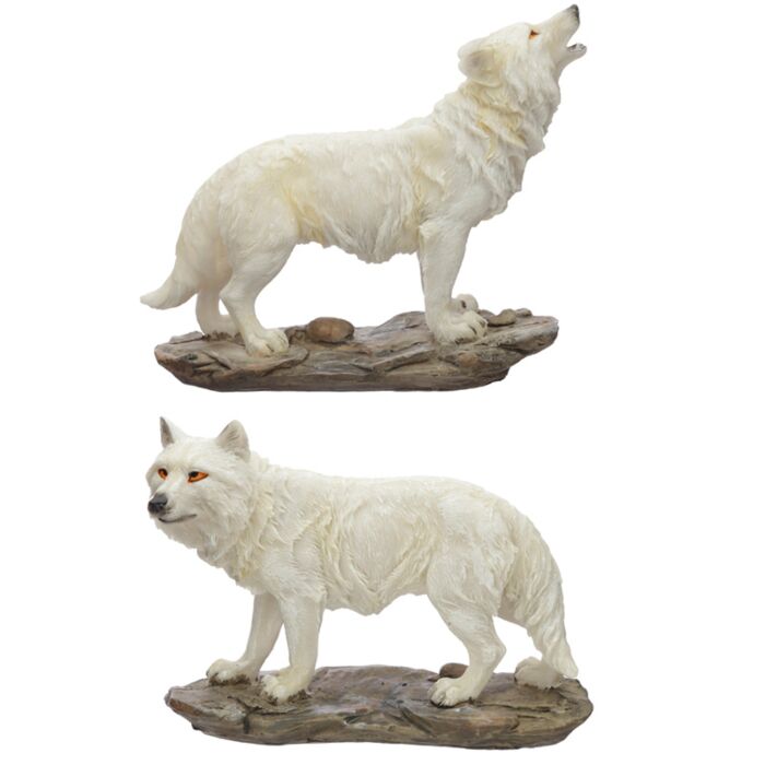 Protector of the North Spirit of the Night Wolf Beeld
