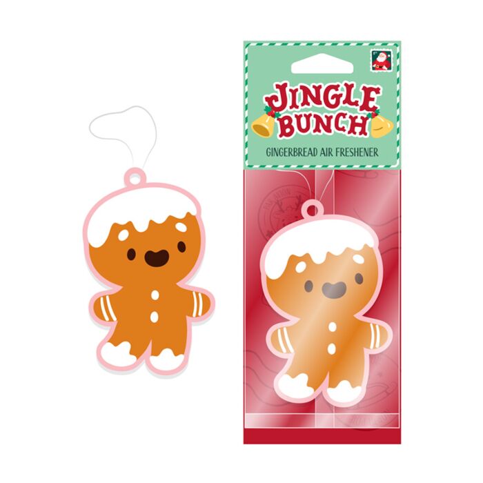 Gember Jingle Kerstmis Gemberbrood Man Air Luchtverfrisser