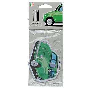 Pepermunt - Retro Groene Fiat 500 Luchtverfrisser