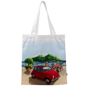 Fiat 500 Riviera Schouder Boodschappentas