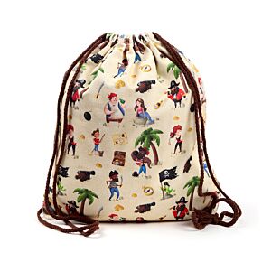 Jolly Rogers Piraat Canvas Trekkoord Rugtas
