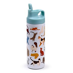 Feline Fine Katten Thermosfles Flip Top 500ml
