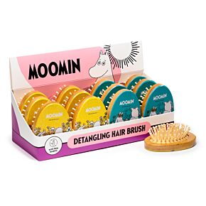 Moomin-vormige Bamboe Haarborstel