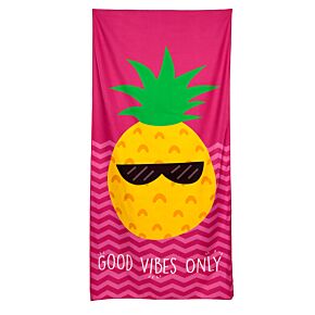 Good Vibes Only Ananas Microvezel Strandhanddoek