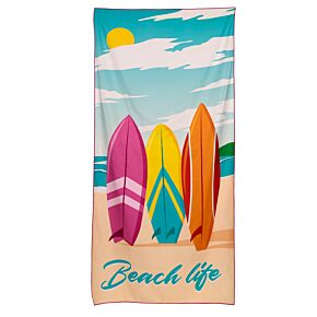 Beach Life Surf Microvezel Strandhanddoek