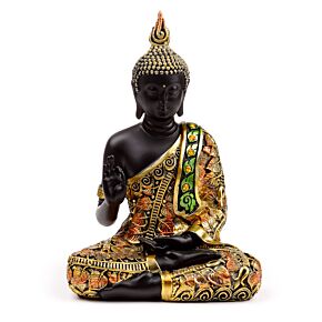 Zwart & Oranje Thaise Boeddha Meditatie