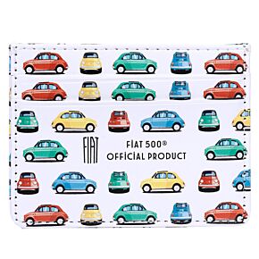 Fiat500 Retro Stoffen RFID-bescherming Kaarthouder