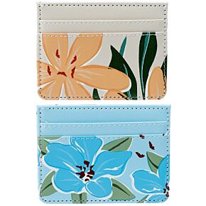 Florens Botanical Stoffen RFID Bescherming Anti--Skim Kaarthouder