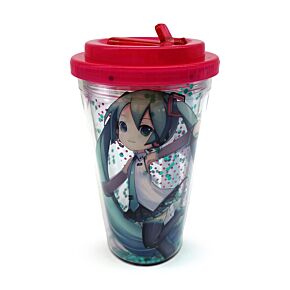 Hatsune Miku Breukbestendige Duurzame Dubbelwandige Beker