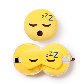 Relaxeazzz Snoozie het Slaaphoofd Rond Reiskussen & Slaapmasker