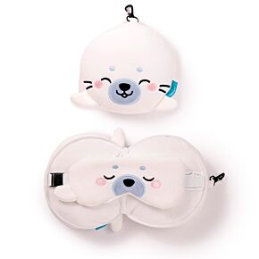 Relaxeazzz Adoramals Kai de Zeehond Rond Reiskussen & Slaapmasker
