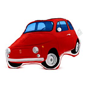 Fiat 500 Rood Pluche Sierkussen