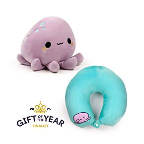 Swapseazzz Adoramals Octopus 2-in-1 Pluche Reiskussen