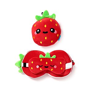 Relaxeazzz Elidi de Aardbei Foodiemals Reiskussen & Slaapmasker