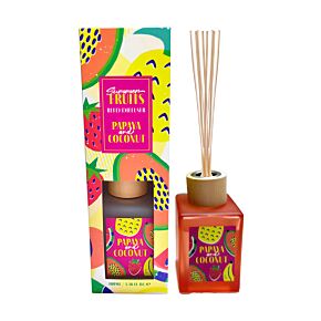 Zomer Fruit Papaya & Kokosnoot 100ml Geurstokjes