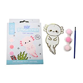 Adoramals Maddie de Axolotl Verf je eigen Suncatcher