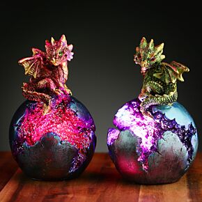 Baby Draak LED Geode Drakenei