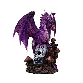 Enchanted Nightmare Amethist Spirit of the Forest Schedel Draak