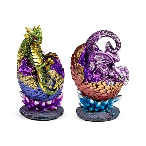 Elements Baby Draak Uitkomend Kristal Ei