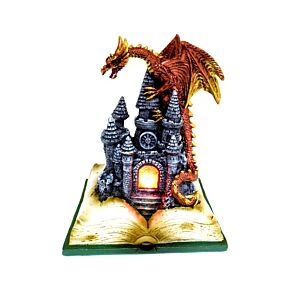 Dark Legends LED Betoverd Sprookjeskasteel Aarde Draak