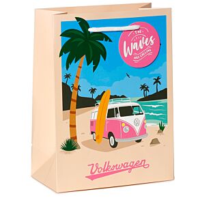 Volkswagen Busje VW T1 Waves Cadeautasje - Medium