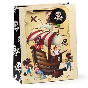 Jolly Rogers Piraten - Cadeautasje Large