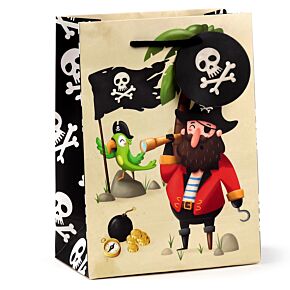 Jolly Rogers Piraten - Cadeautasje Medium