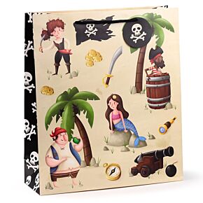 Jolly Rogers Piraten - Cadeautasje XL
