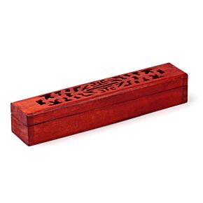 Mango Hout Uitgesneden Wierookhouder  Doos