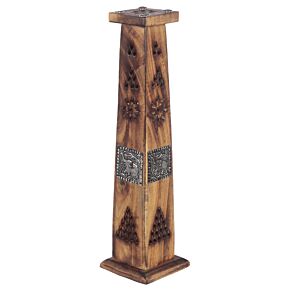 Mangohout Toren Olifant Wierookhouder