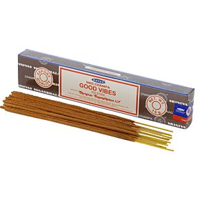 01355 Goede Vibraties - Satya Nag Champa Wierook Stokjes