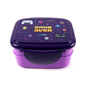 Game Over Clip Bento Box Lunchtrommel Bestek