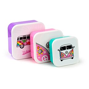 Set 3 Lunch Box M/L/XL - Summer Volkswagen Busje VW T1