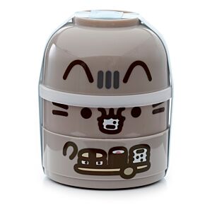 Pusheen - Gestapelde Ronde Bento box Lunchtrommel