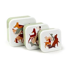 Set 3 Lunch Box M/L/XL - Barks Hond